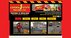 Desktop Screenshot of gardenstatepaving.com